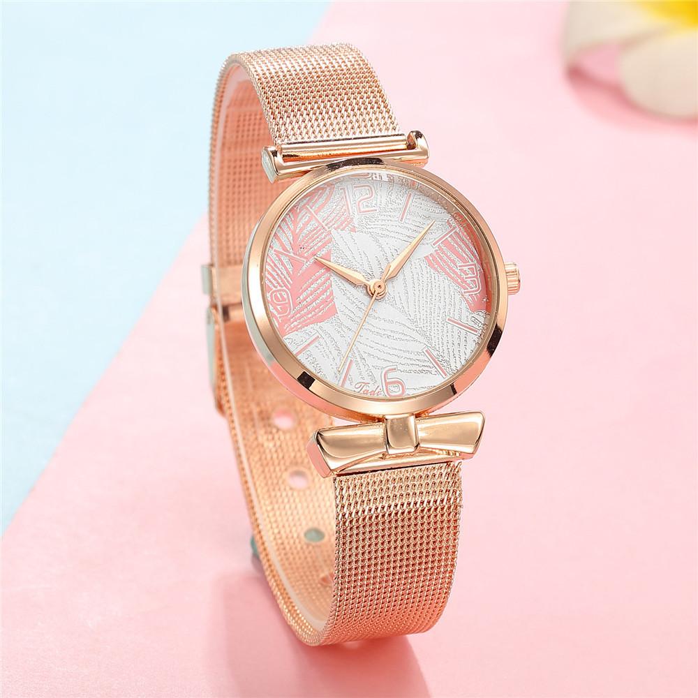 Relojes A La Moda Color Oro Rosa Mujer