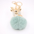 NHZUG2139307-Matcha-green-Golden-keychain