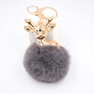 NHZUG2139325-Dark-gray-Golden-keychain