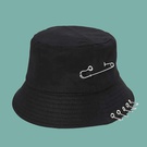 NHTQ1476599-Five-Hoop-Pin-Fisherman-Hat-Black-M-(56-58cm)