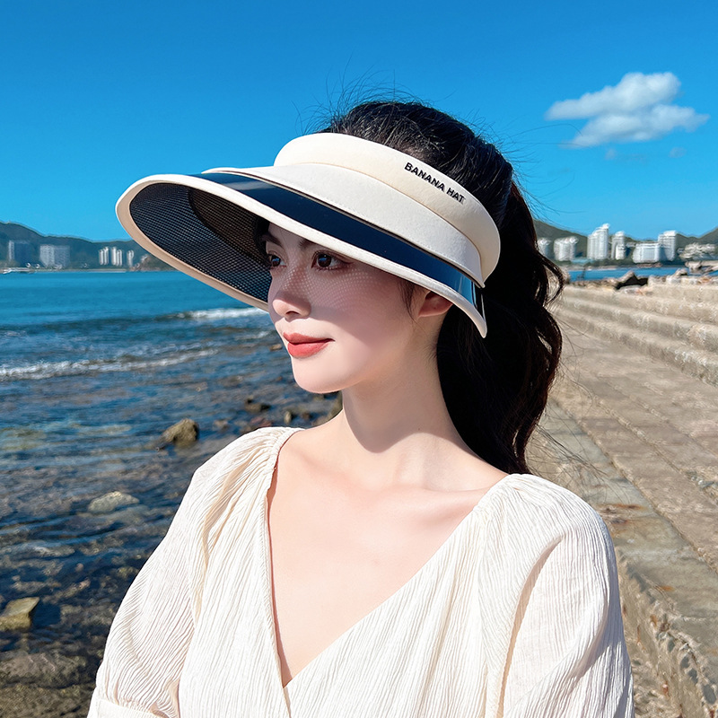 Tina morfina desconocido Nuevo sombrero de copa vacío de ala grande de verano para mujer, ajustable  al aire libre